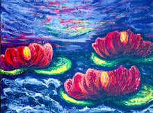 Load image into Gallery viewer, KRIZ EVANS, Wendy - Lilies and Sky   #081
